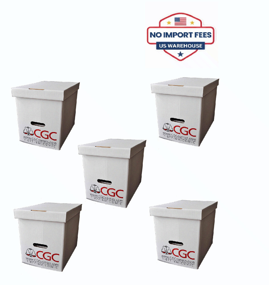 5 E.Gerber Authorized CGC Magazine Comic Book Boxes