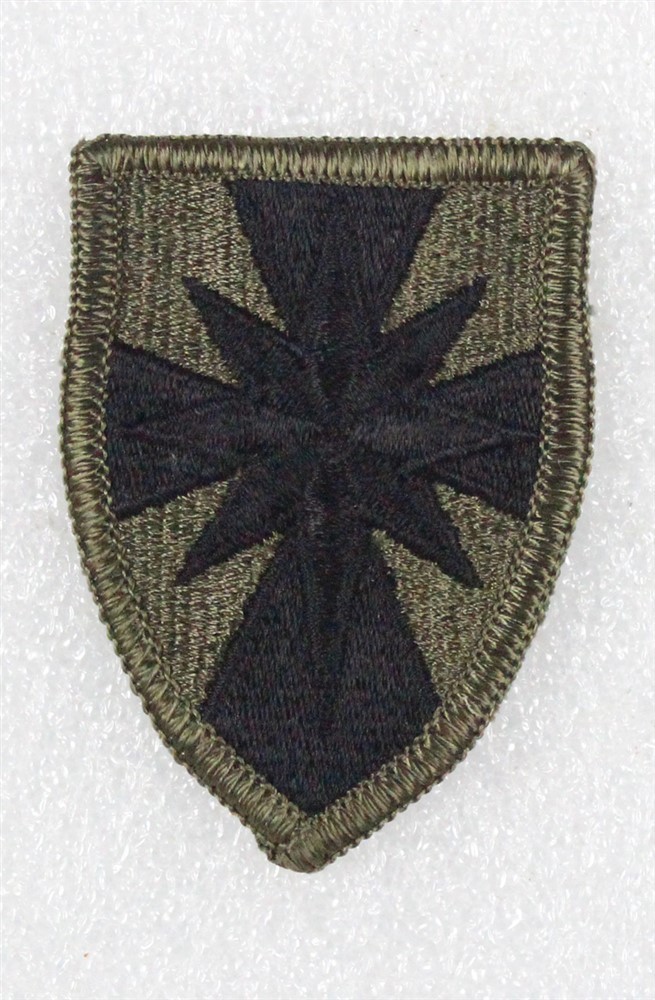 Army Patch: 8th Field Army Support Command - subdued, merrowed edge