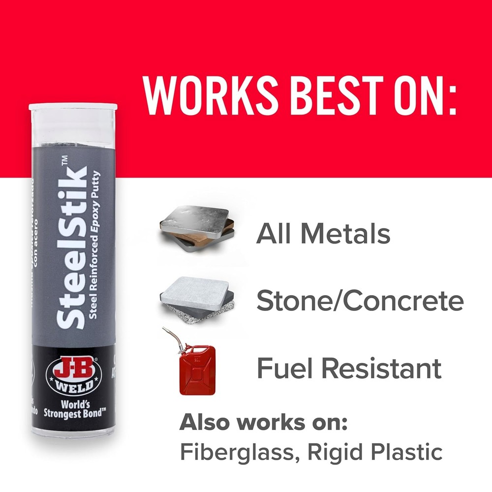 J-B Weld SteelStick Epoxy Putty 2 oz