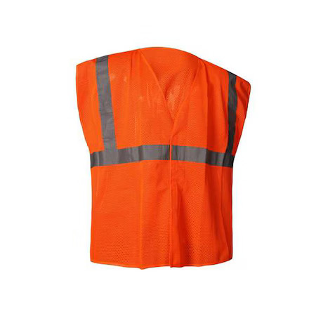 Condor 786F81 Class 2, Orange, Hook-And-Loop, Mesh, No