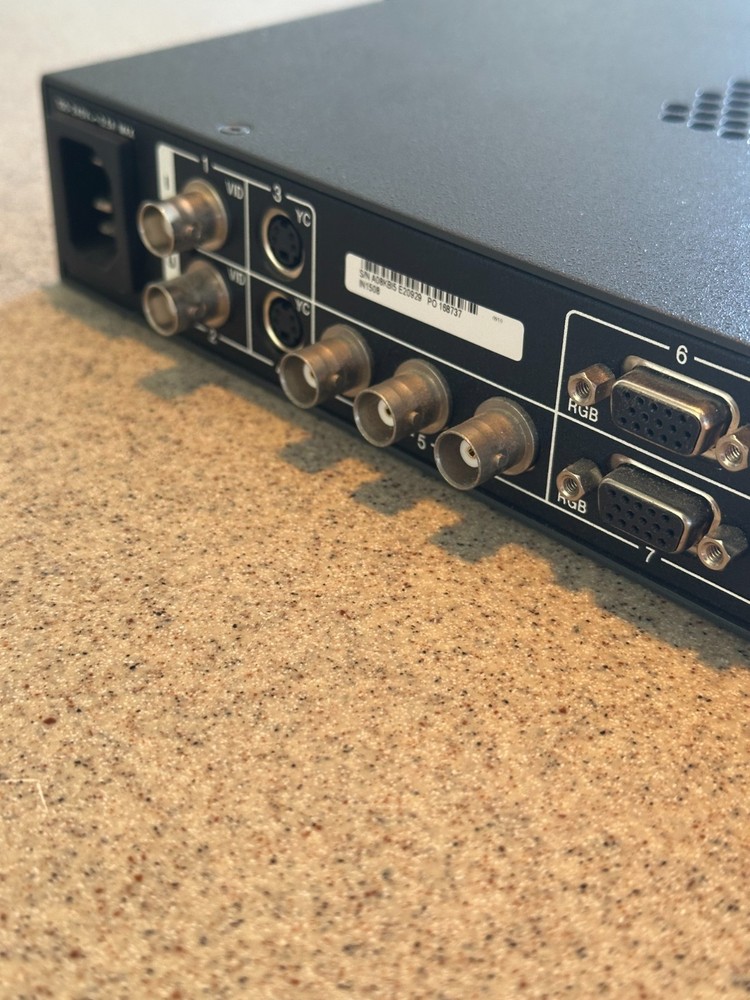 Extron IN1508 Video Switcher, Scaler, Rack Mount, Remote Control