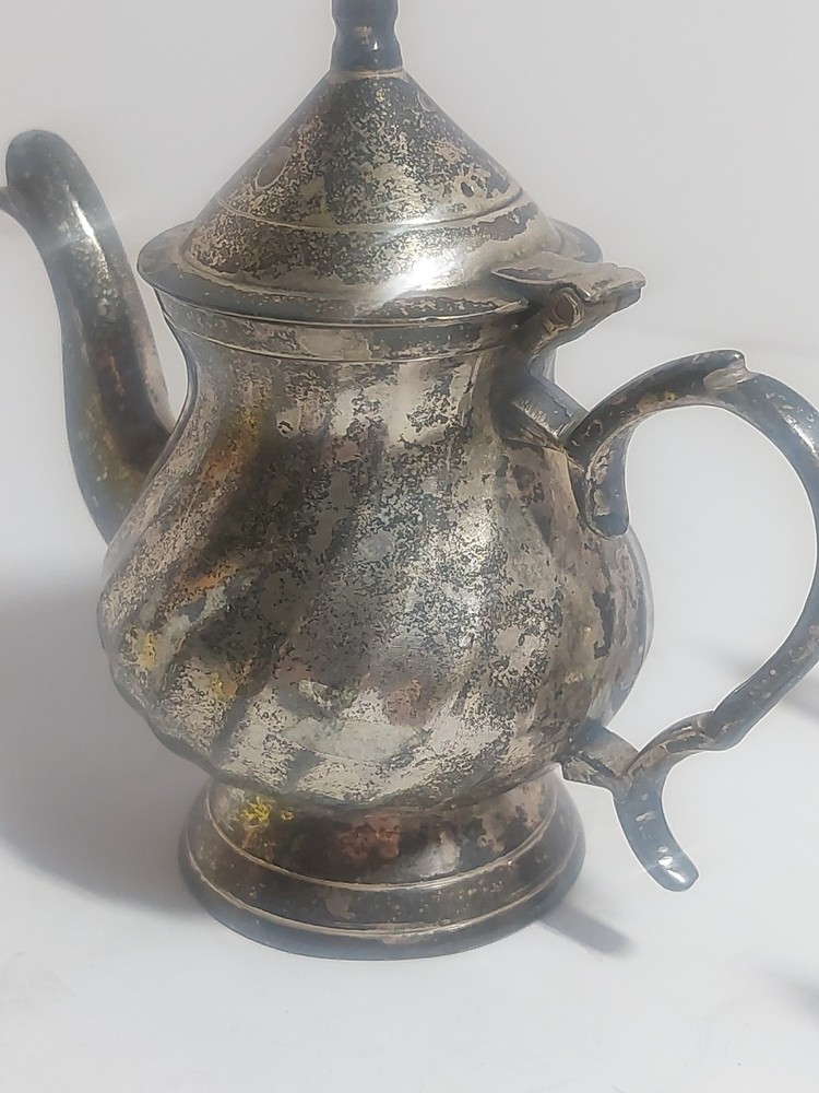 Vintage Silver Plate Miniature Tea Set