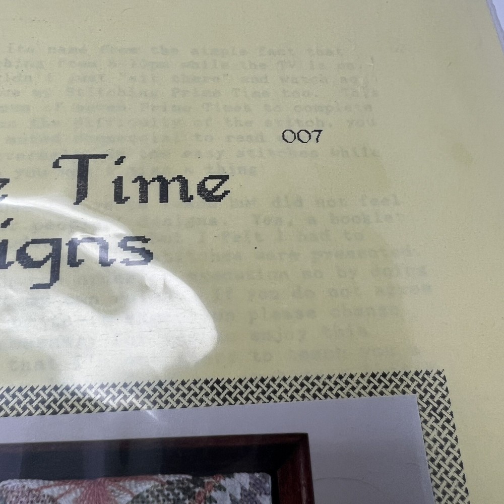 SULAR'S PRIME TIME Designs Charted Canvaswork Needlepoint Northern Lights