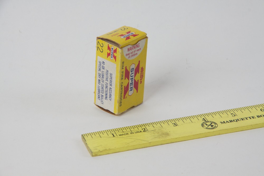 Vintage Super X Ammo Box - NO Ammo