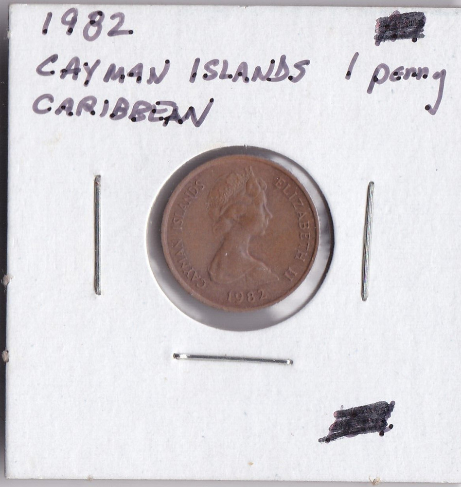 1982 Cayman Islands 1 Penny