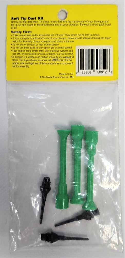 Terminator Blowgun Soft Tip Dart Kit 3 Pack .40 Caliber