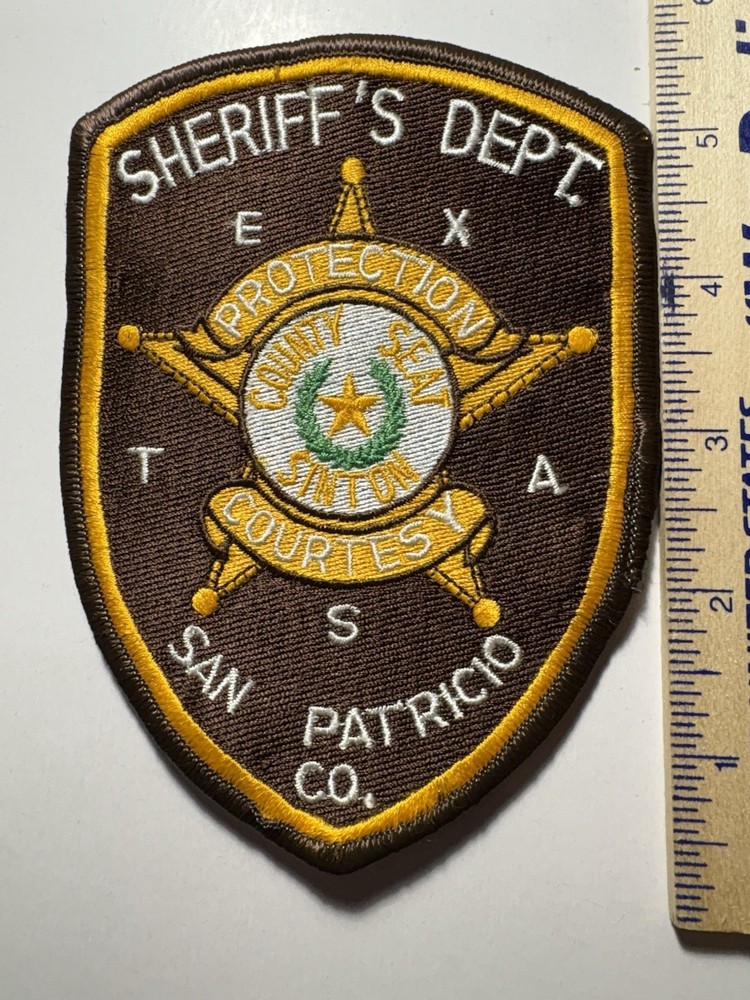 San Patricio County Texas Sheriff Patch