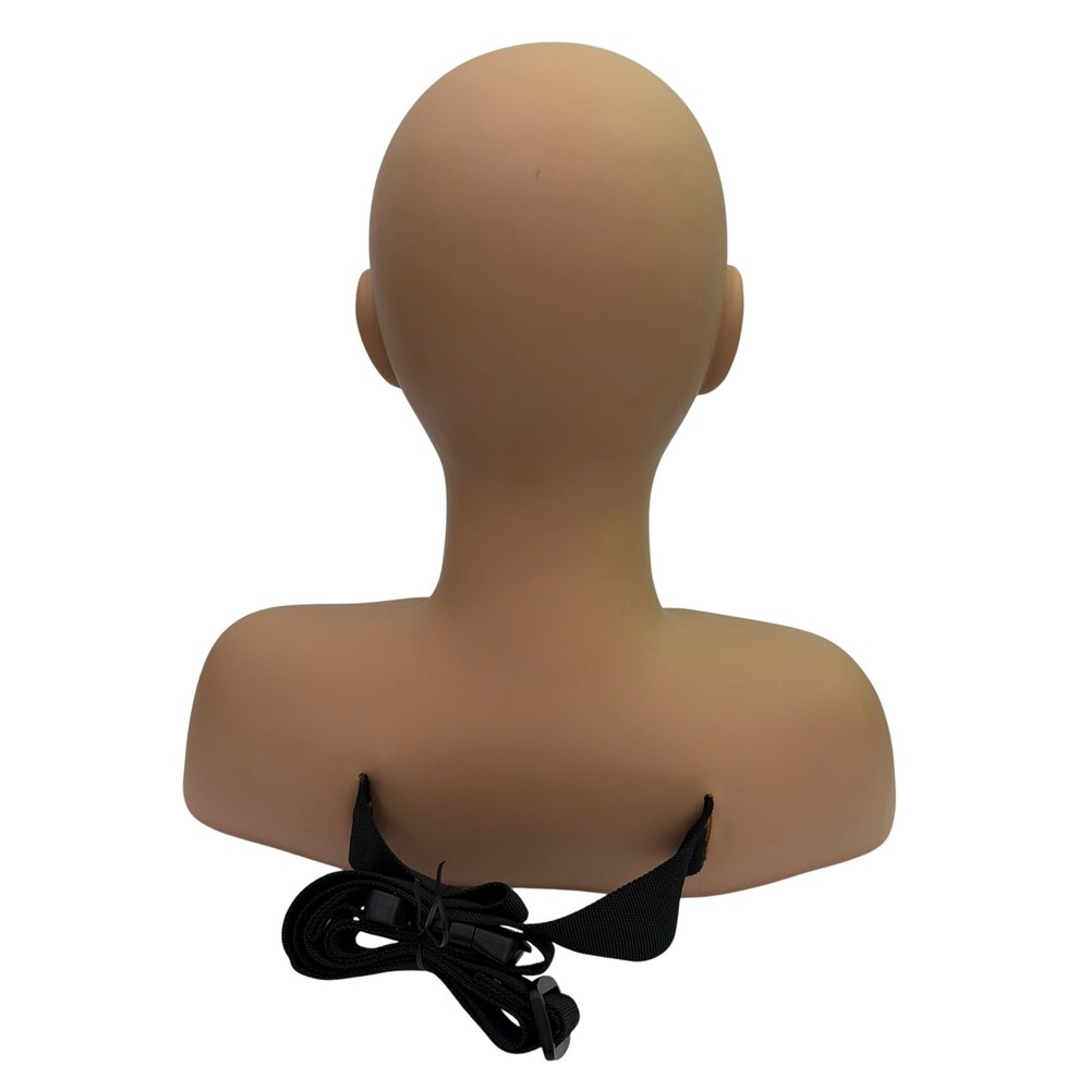 Burmax Lisa Massage Training Head Mannequin with Strap
