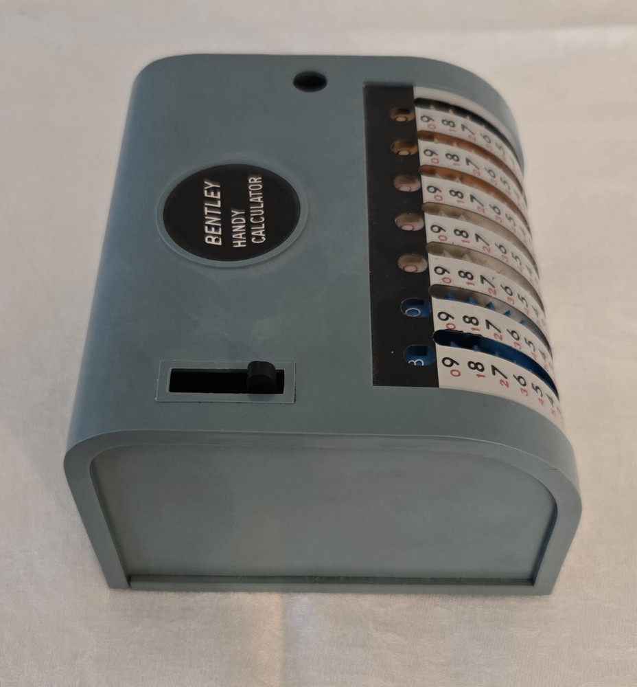Vintage BENTLEY "Handy Calculator" Adding Machine (Missing Pen) **UNIQUE ITEM**