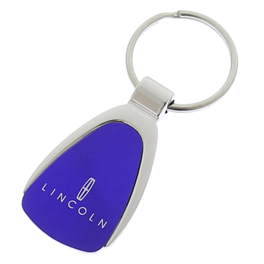Lincoln Tear Drop Key Ring (Blue)