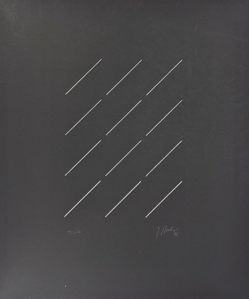 Joachim Becker, Constructivist compositions, collage, unique. 1972