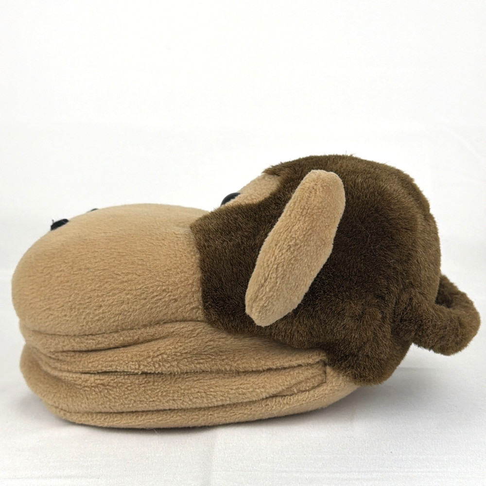 Vintage Head Case Monkey Head Plush Insulated CD Zippered Case