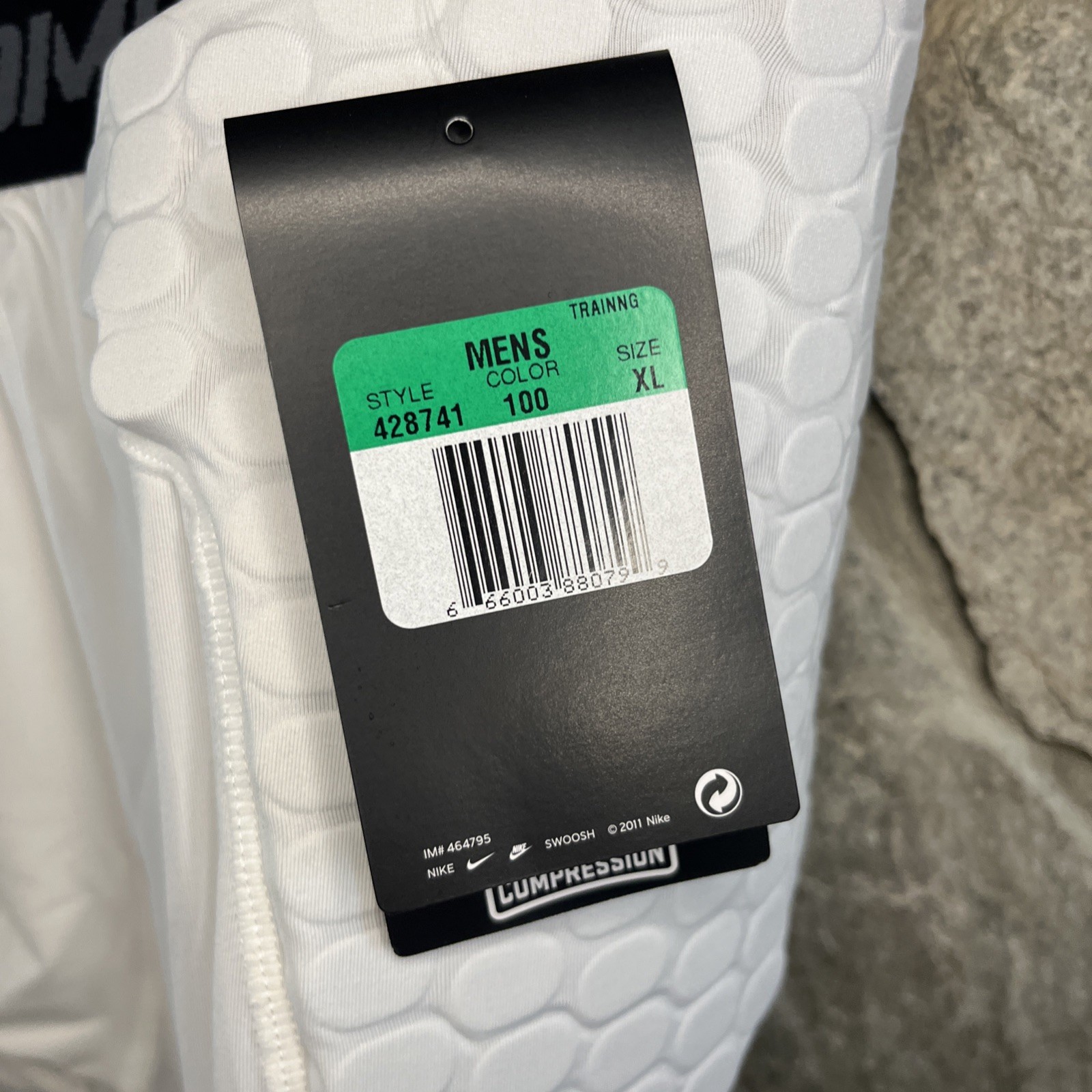 Nike Pro Combat Mens Padded Compression Shorts White XL FREE SHIPPING