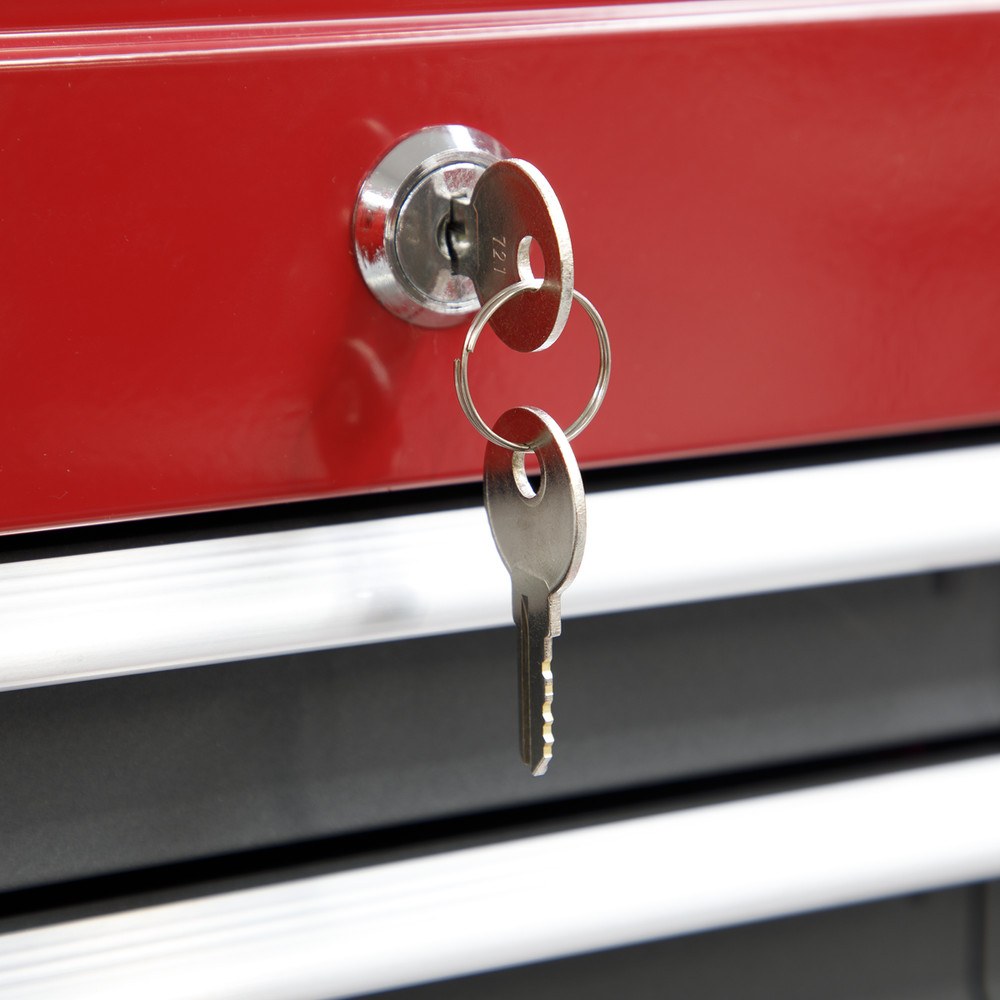 Topchest & Rollcab Tool Storage Box, 14 Drawer, Tool Kit, Sealey AP2250BBCOMBO B