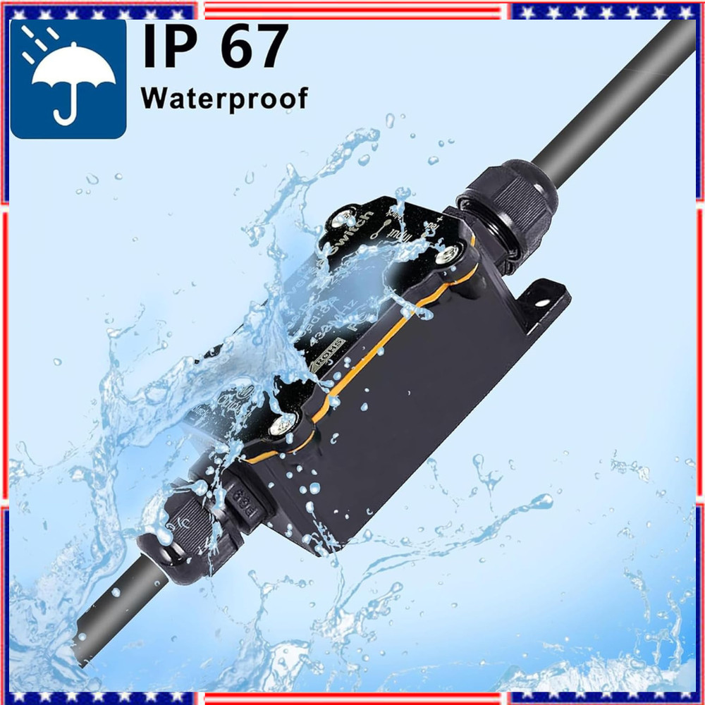 AC110V Waterproof Remote Control Power Switch with 164ft Long Range,AC110V/12...