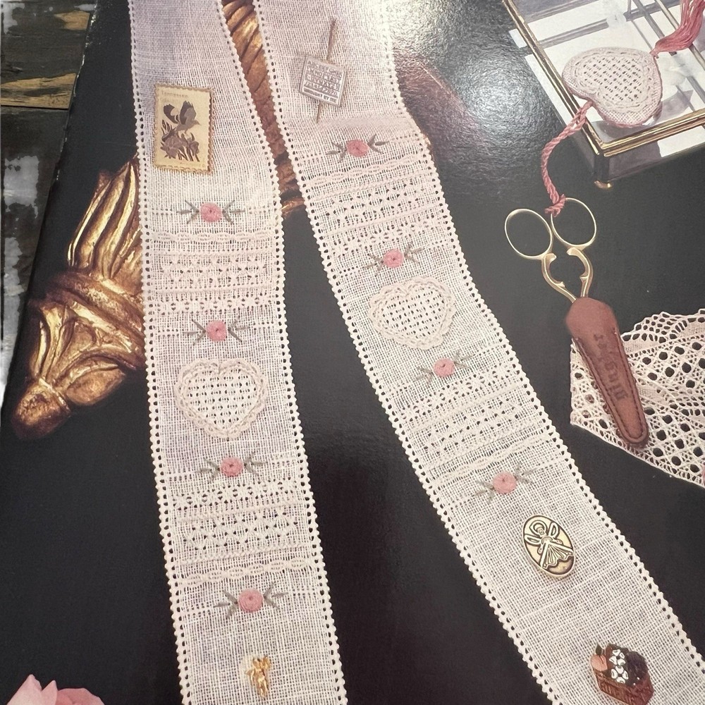 1992 Victorian Elegance Book 21 Heirloom Pulled Thread Accessories Pattern Book