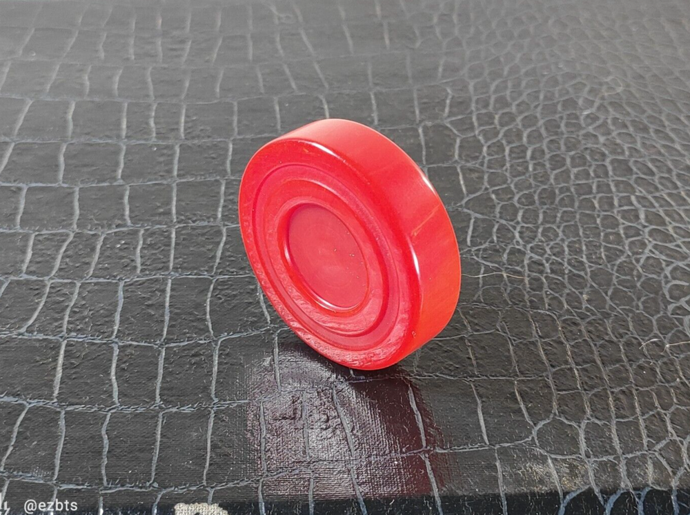 Bakelite Backgammon Chip Disc Cherry Red swirl 1.72" Replacements Catalin 1pc