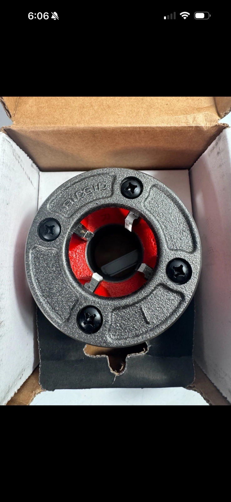 RIDGID 36900 00-R NPT 1" Manual Pipe Threader Die Head, Alloy Rh