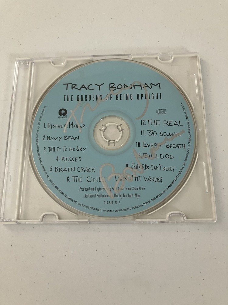 TRACY BONHAM SIGNED/AUTOGRAPHED CD WITH COA