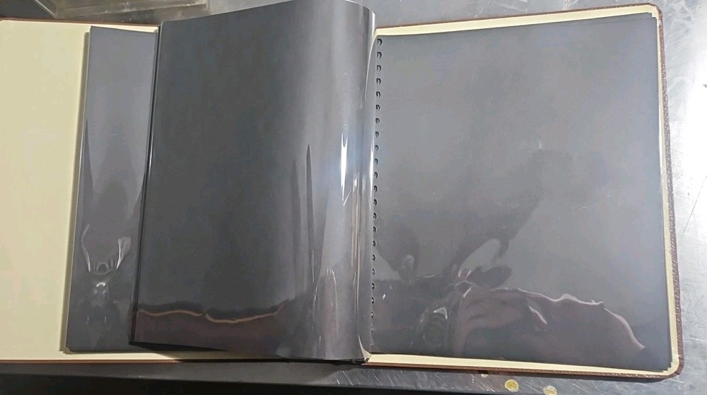 Stamp Mint Sheet File Album With 23 Rings Binder - 25 PAGES. SB#0046