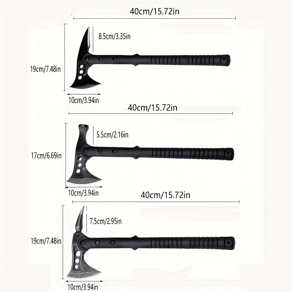 Outdoor Multi-Functional Axe, Suitable for Wild Camping, Portable High Hardness