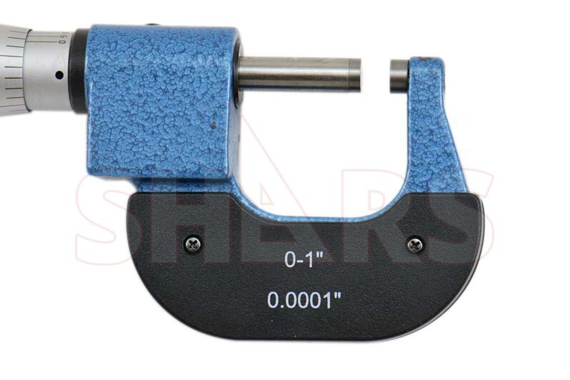 Shars 0- 1" DIGITAL READOUT DIGIT COUTNER OUTISDE MICROMETER 0.0001" CARBIDE P}