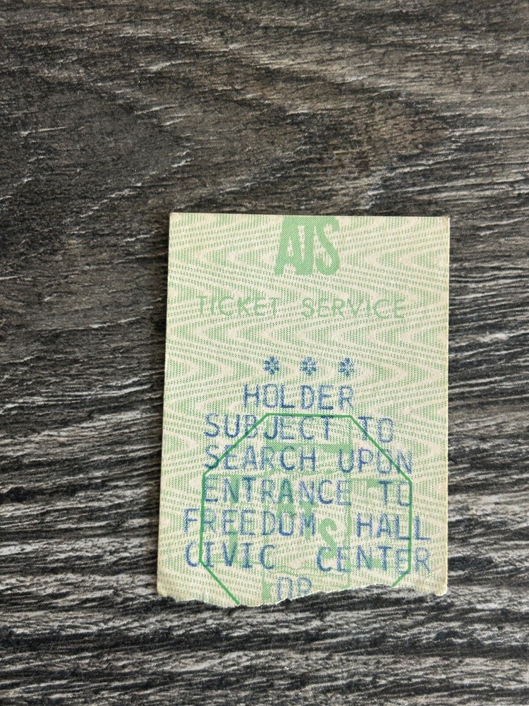 KISS Ticket Stub Rock And Roll Over Tour Feb 26 1977 Tenn Vintage Kiss Aucoin