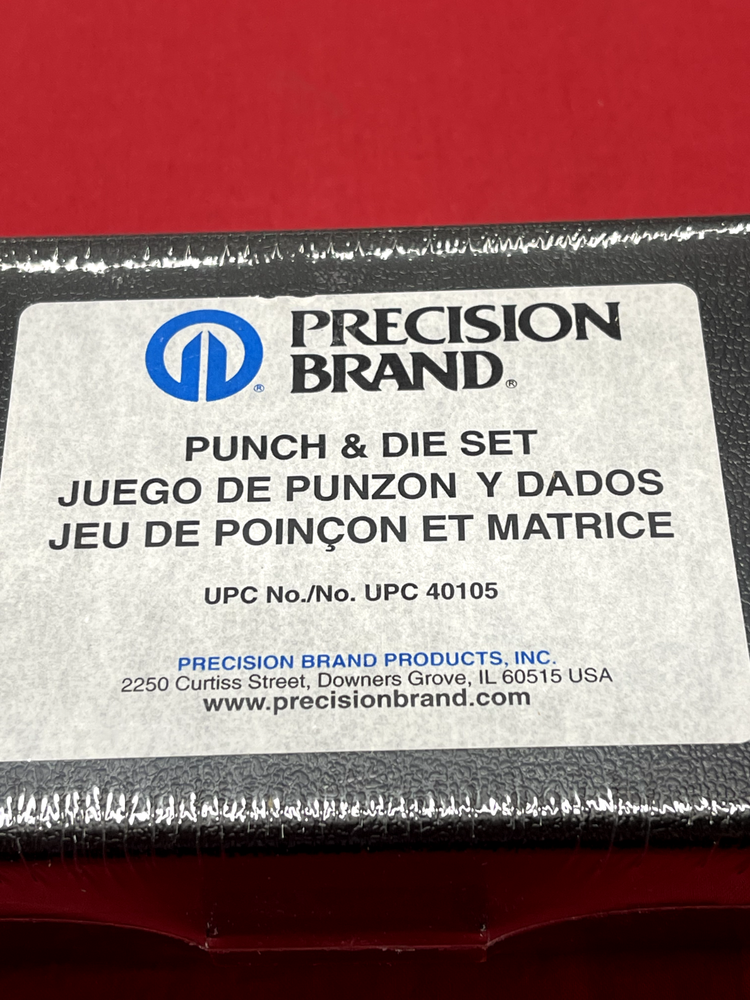 Precision Brand 40105 Punch & Die Set