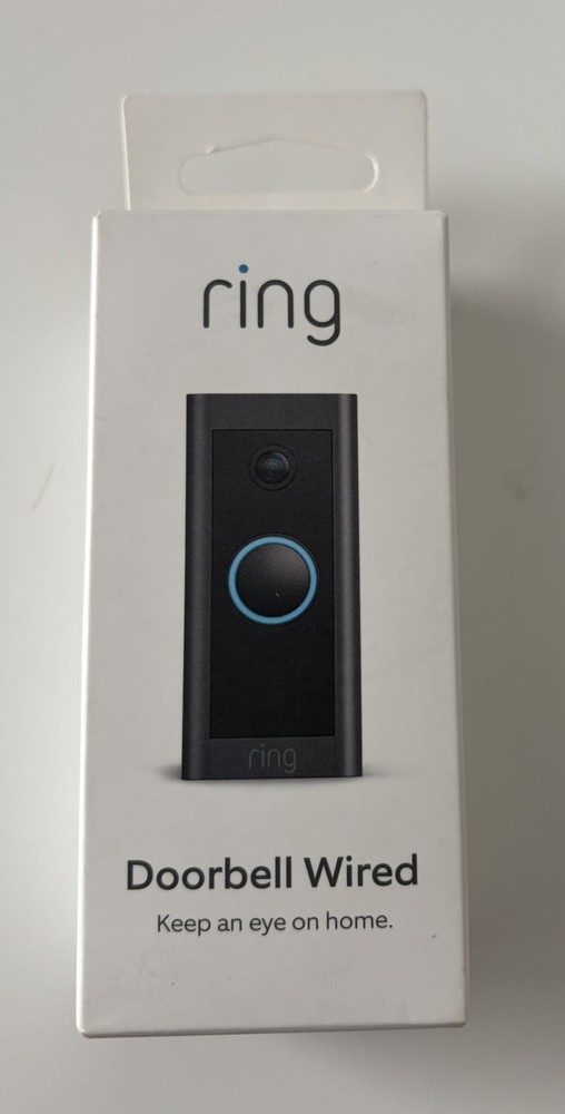 Ring Doorbell Wired Camera New/Open Box