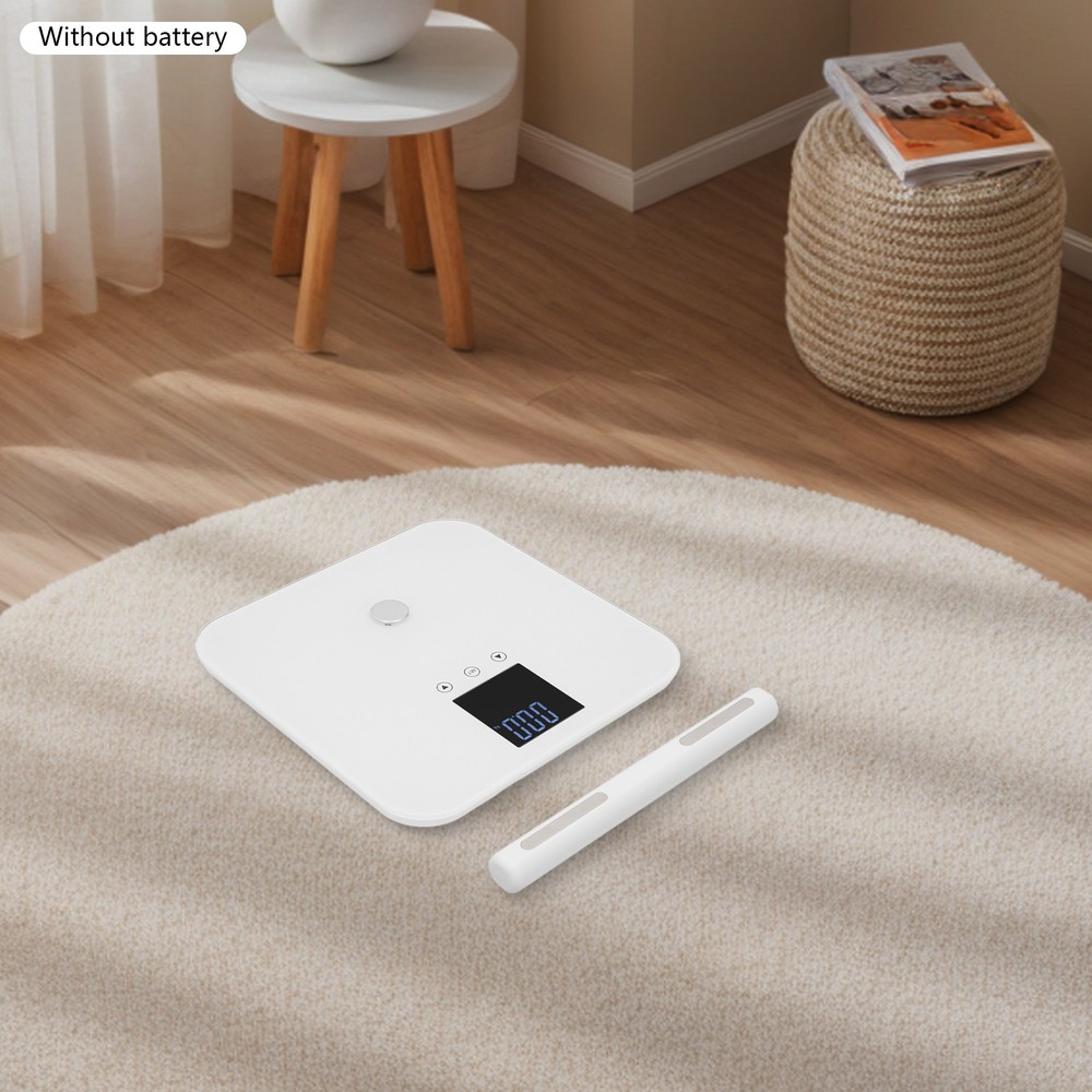 8 Eletrode Body Fat Scale, Multifunctional Weight Scale LCD Color Display Screen