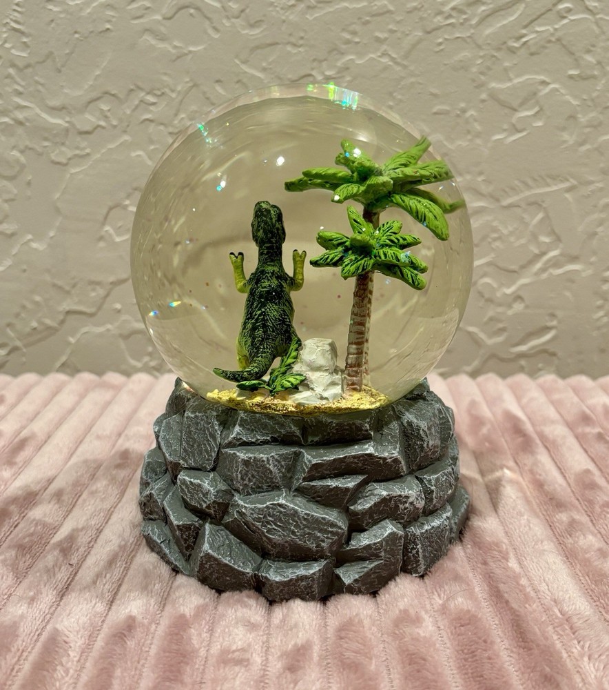T-Rex Dinosaur Snowglobe - Musical