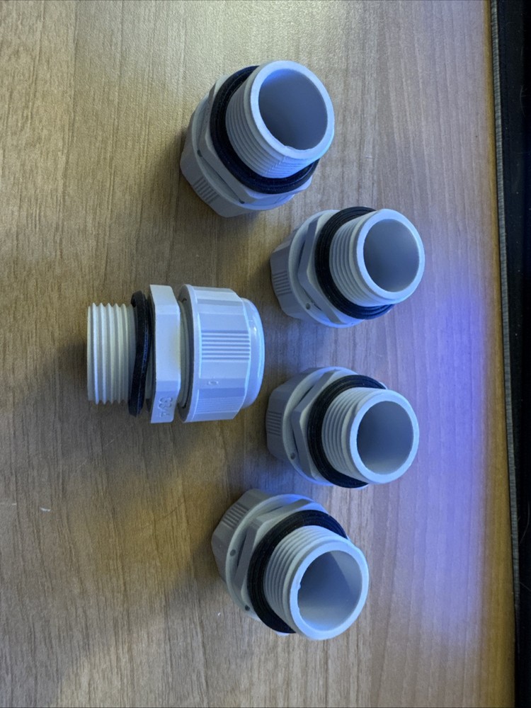 Waterproof Cable Glands for Camera Mounting Bracket Junction Box (5 Pack)