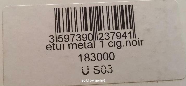S.T. Dupont Leather & Metal Adjustable Cigar Case For 1 Cigar 183000 New In Box