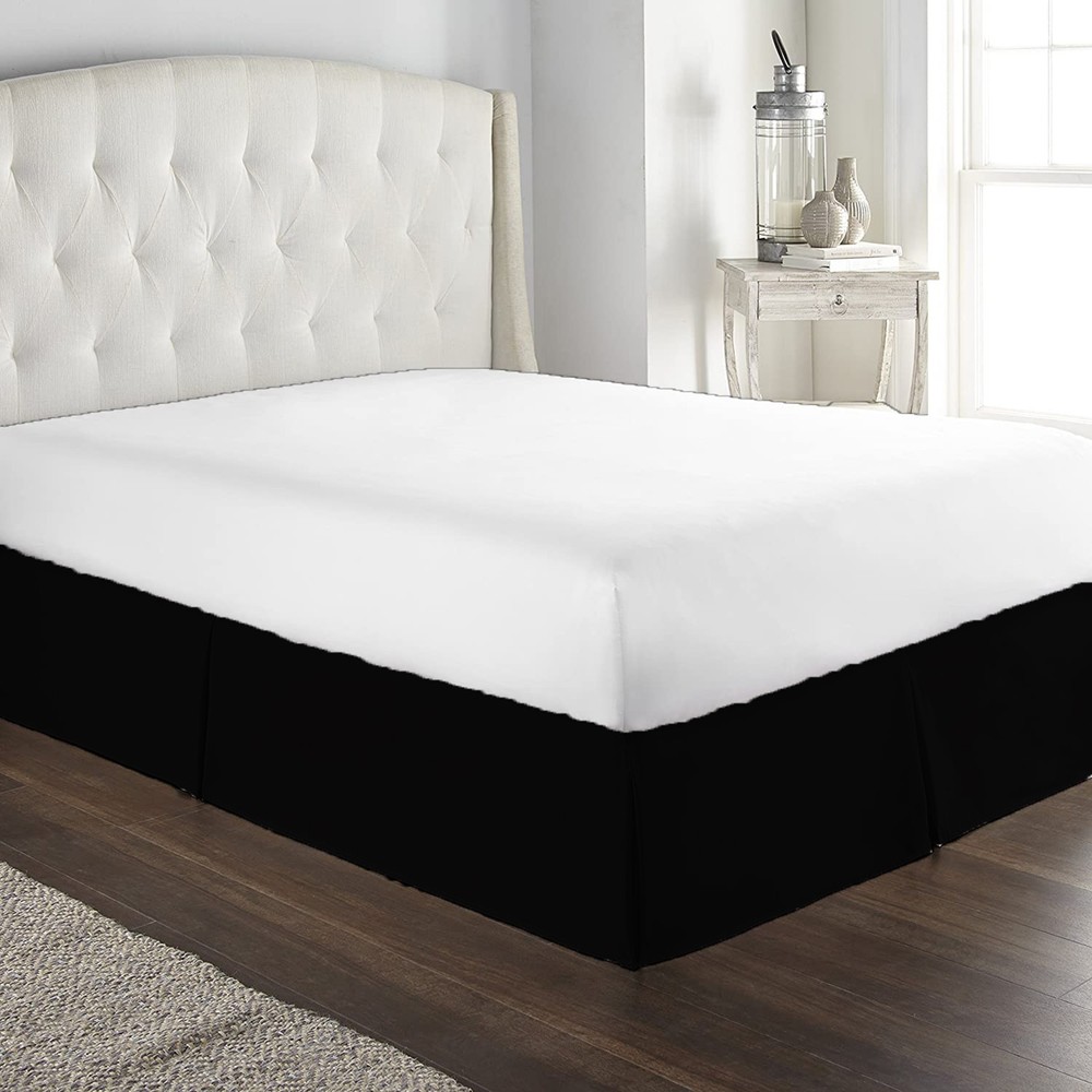 Lovely Solid Black Bedding Collection 1000/1200 TC 100% Cotton