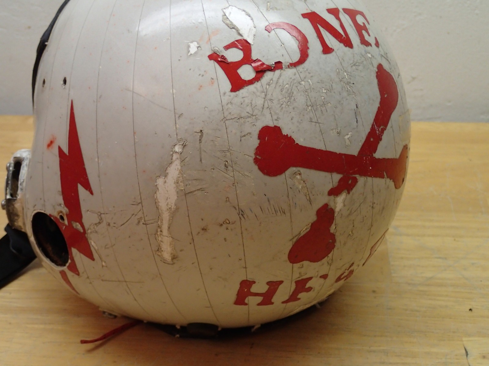 Gentex Vintage PRK-37/P Aircraft Flight Crew Helmet Incomplete Rough Estate Item