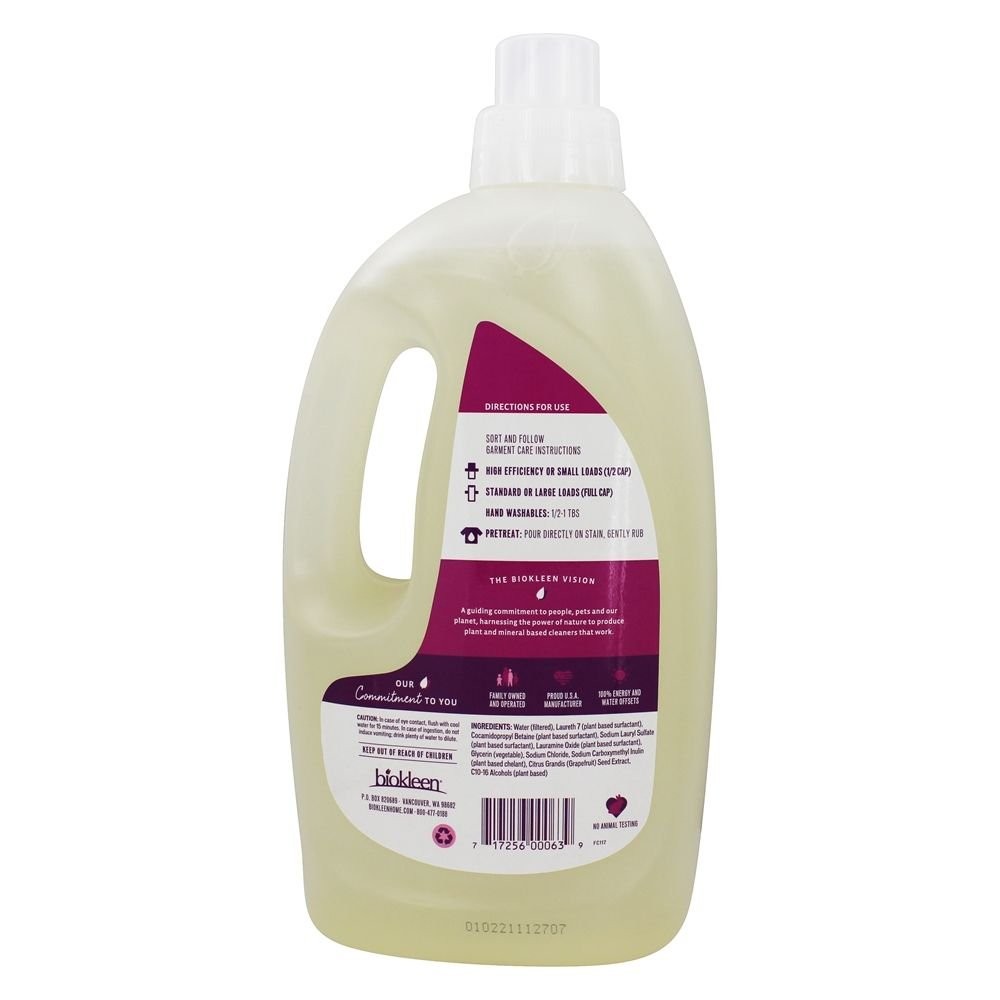 , Laundry Liquid, Free & Clear, 64 oz
