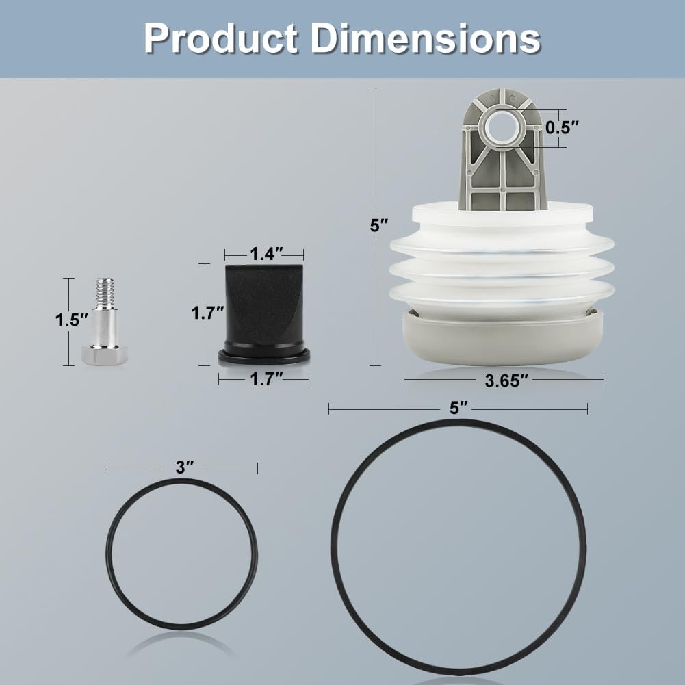 JDMON Pump Bellow Kit Toilet Bellows Compatible with Dometic...