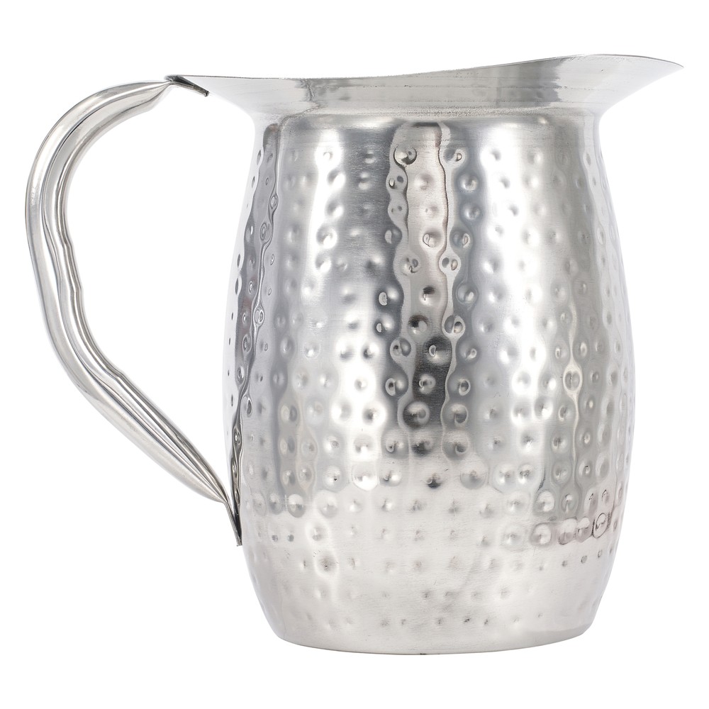 2 Quart Bell Pitcher, Hammered, S/S (12 Each)