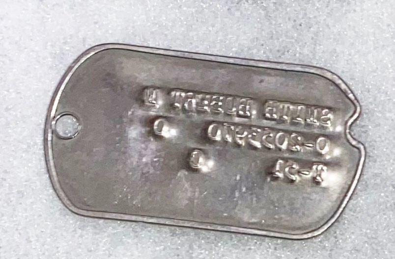 Robert Smith T-51 Single Dog Tag