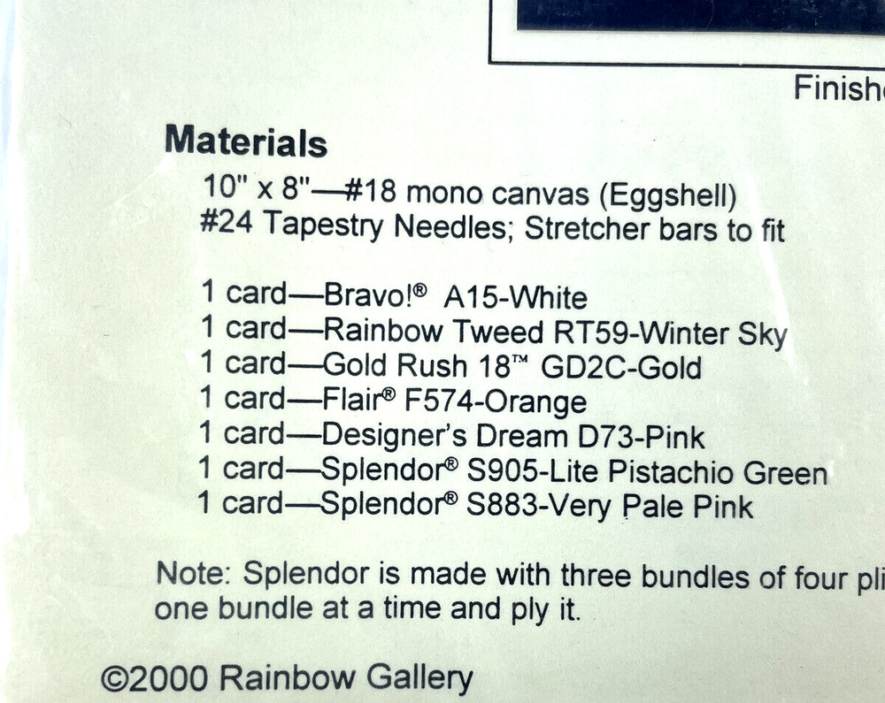 Cheryl Shaeffer Design Needlepoint PATTERN Mrs. Noah with Ducks Rainbow Gallery