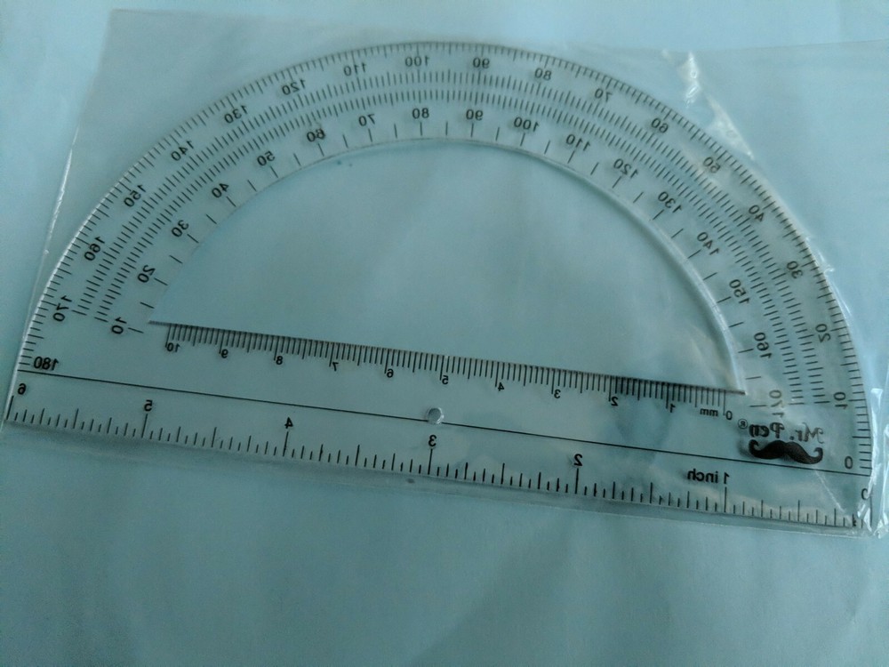 Protractor plastic