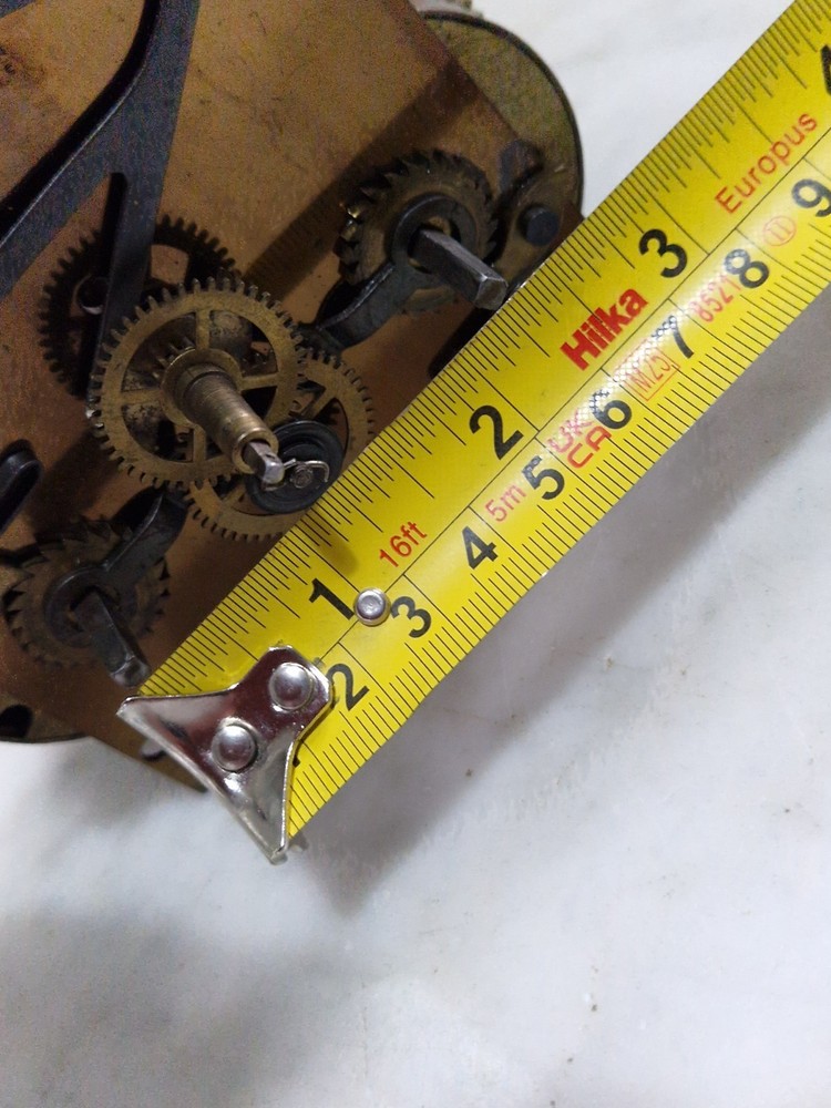 Antique Gustav Becker Clock Movement And Pendulum Gong Ect