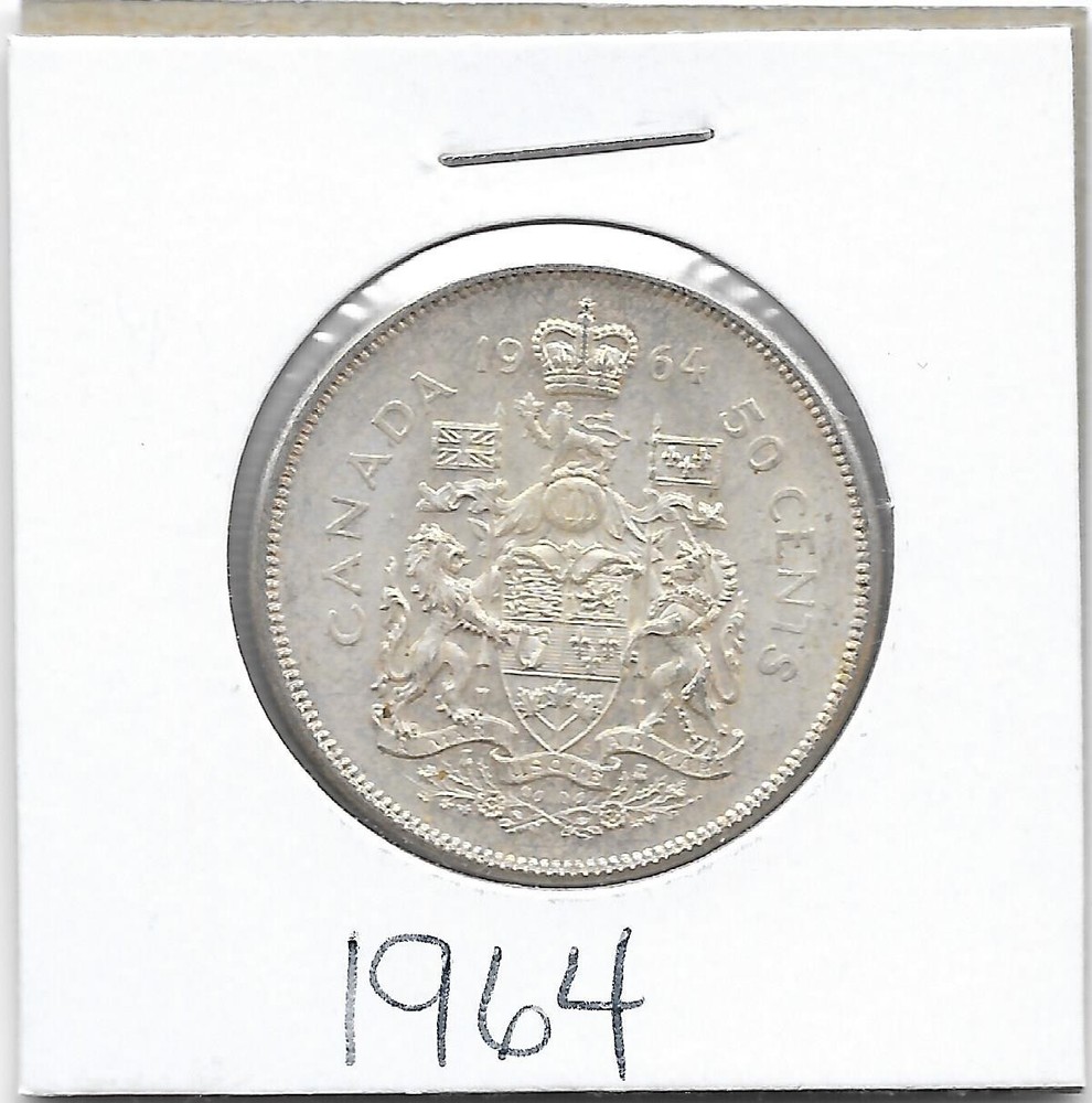 1964 CANADIAN 50 CENT PIECE NICE (SILVER)