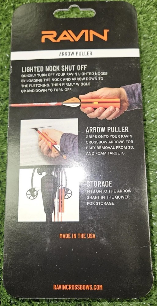 Ravin Nock Extinguisher/Arrow Puller – Dual Function Archery Tool Lighted Nocks