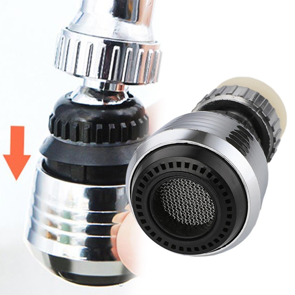 Rotating Faucet Aerator Single Handle Control Easy Installation Water Saving