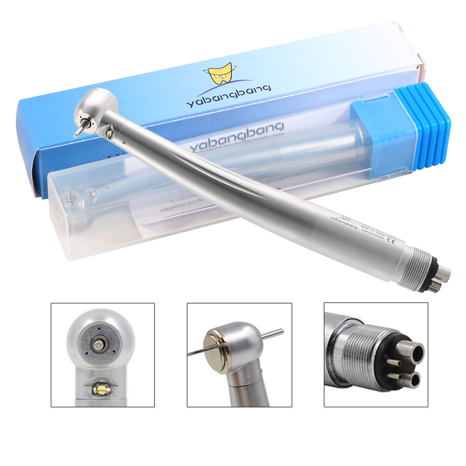 Yabangbang E-generator Dental LED Fiber Optic High Speed Handpiece 4 Holes YBM