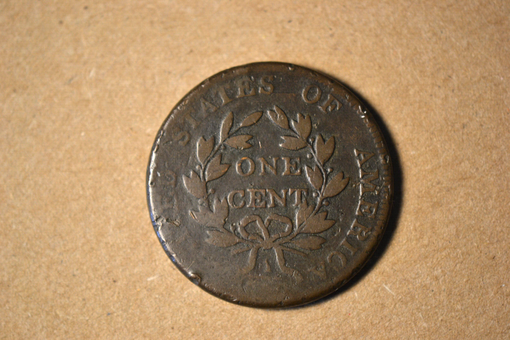 1802 Draped Bust Large Cent- Fine/Very Fine with a few marks.