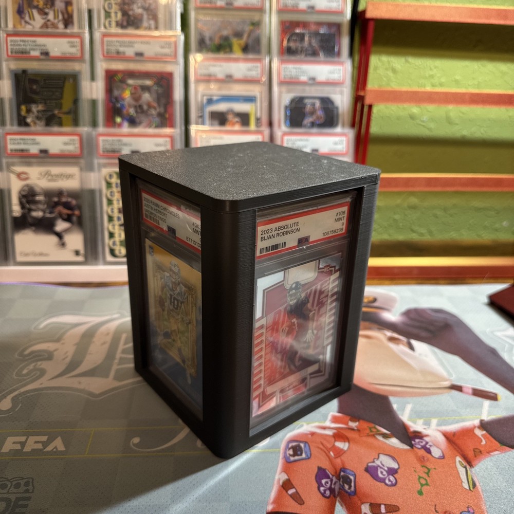 PSA Cards Display/Storage/Stand High Resolution 3D Printed grey