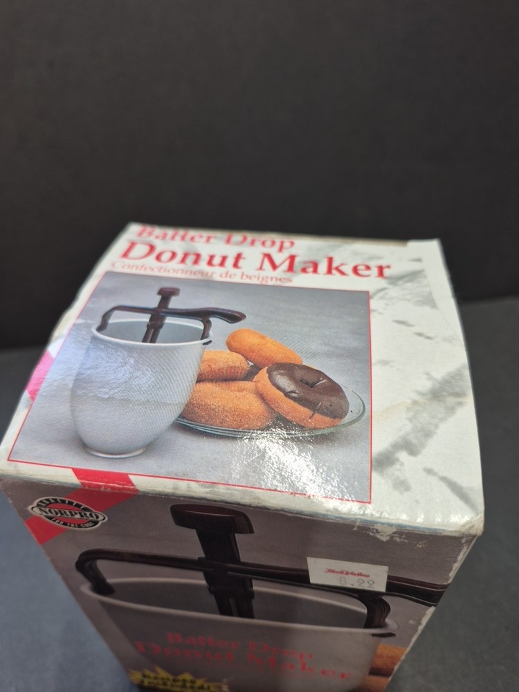 Vintage NORPRO Batter Drop Donut Maker Original Box