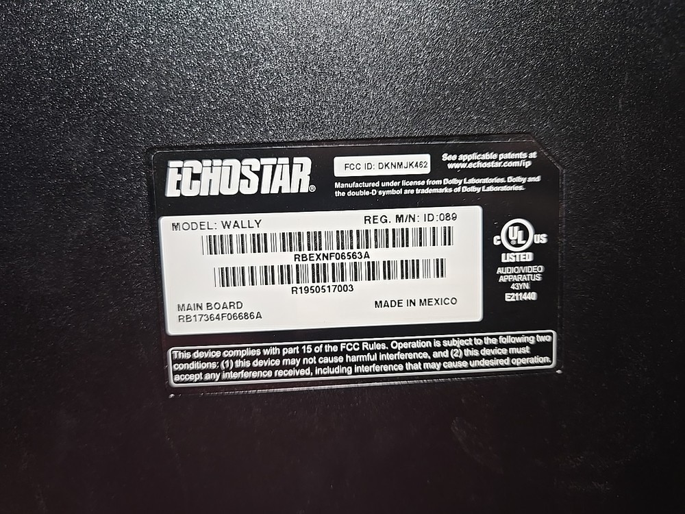 DISH Network Wally HD Satellite Receiver - Black